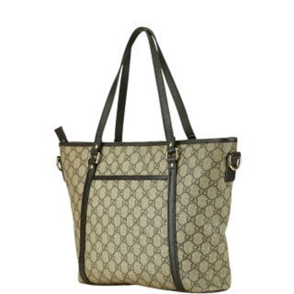 Gucci GG tote bag Shoulder Bag beige brown leather - Picture 2 of 8